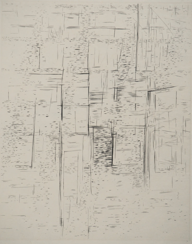 Maria Helena VIEIRA DA SILVA : Liberté géométrique, Gravure originale