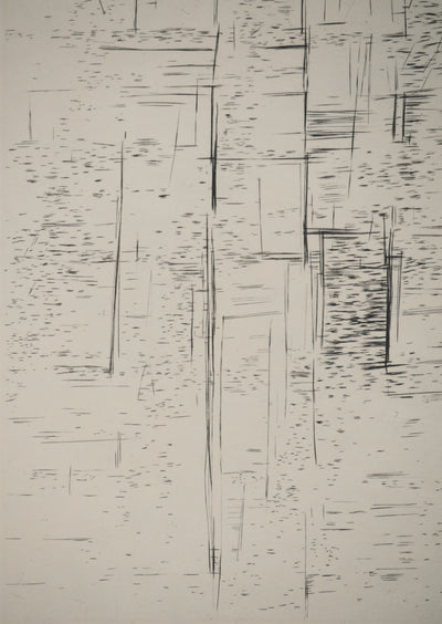 Maria Helena VIEIRA DA SILVA : Liberté géométrique, Gravure originale