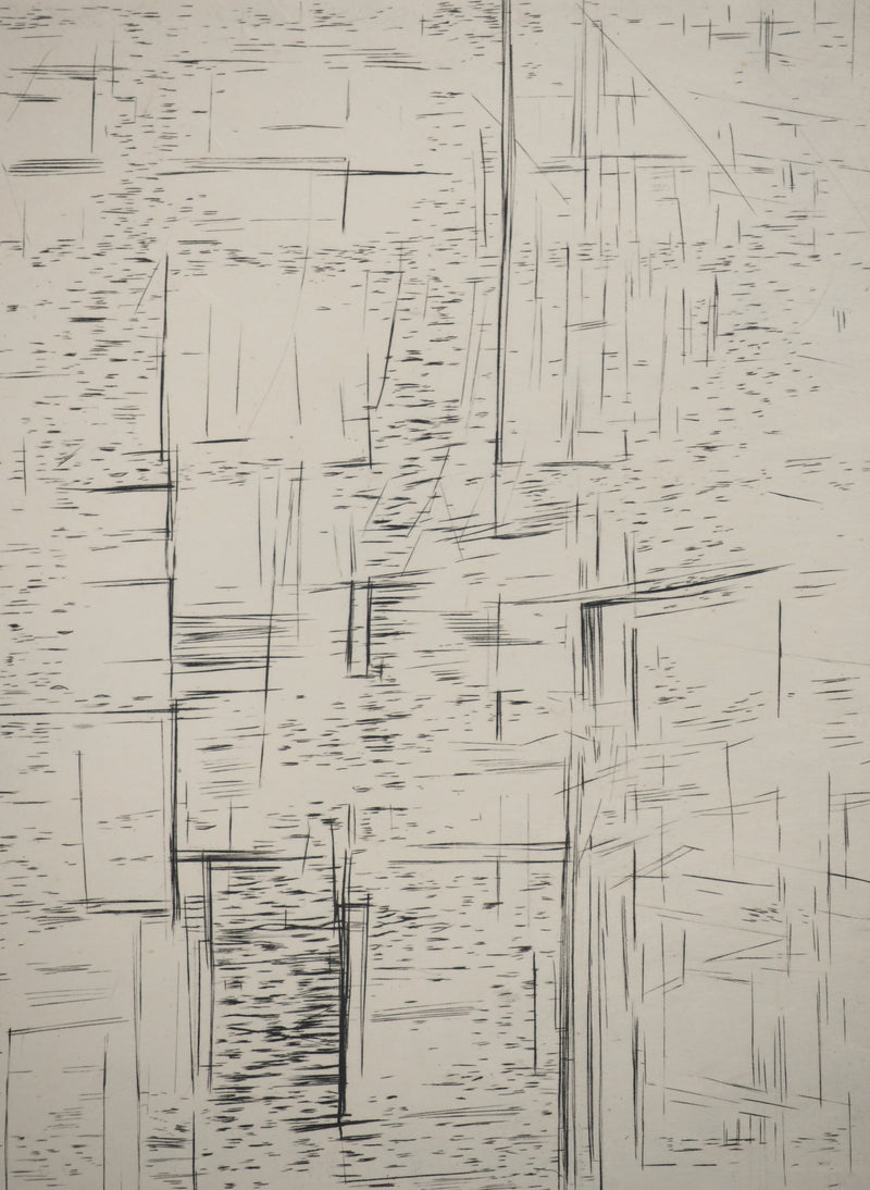Maria Helena VIEIRA DA SILVA : Liberté géométrique, Gravure originale