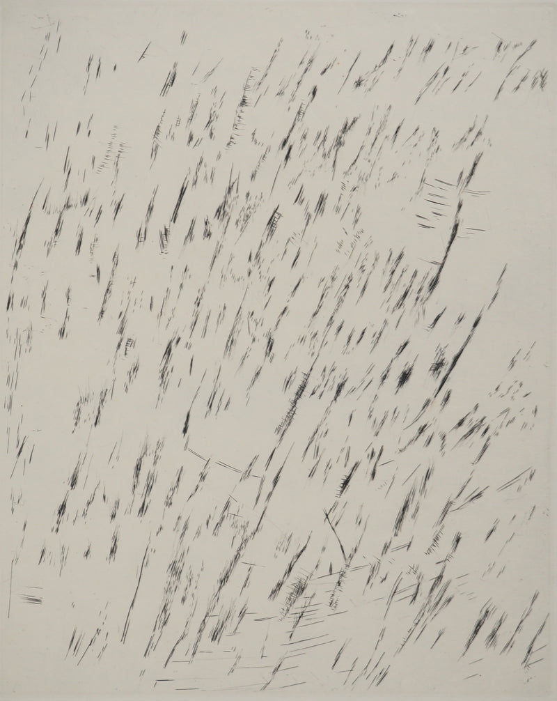 Maria Helena VIEIRA DA SILVA : Les vents des Pyrénées, Gravure originale