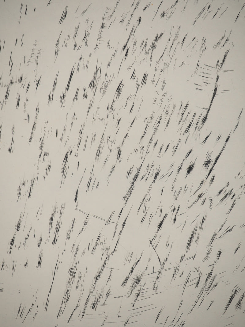 Maria Helena VIEIRA DA SILVA : Les vents des Pyrénées, Gravure originale