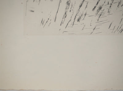 Maria Helena VIEIRA DA SILVA : Les vents des Pyrénées, Gravure originale