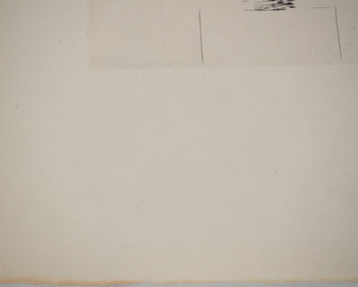 Maria Helena VIEIRA DA SILVA : L'étang géométrique, Gravure originale