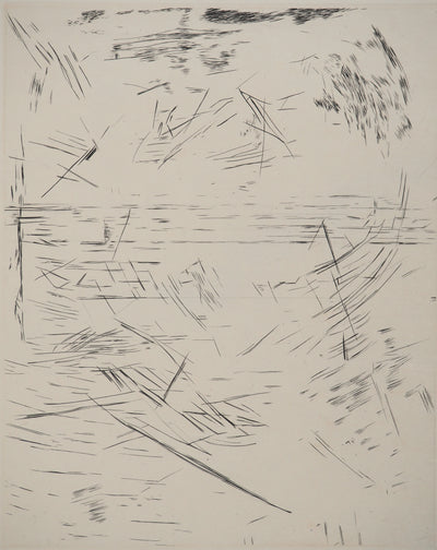 Maria Helena VIEIRA DA SILVA : Crayon du prisonnier, Gravure originale
