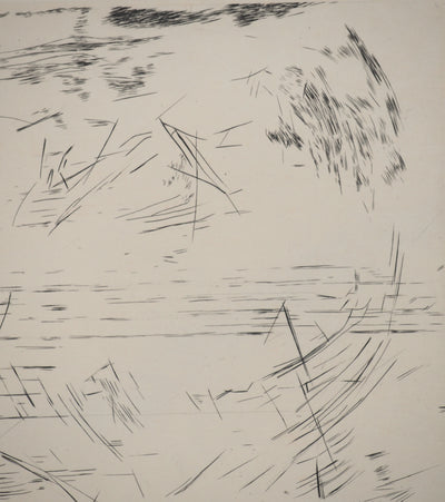 Maria Helena VIEIRA DA SILVA : Crayon du prisonnier, Gravure originale