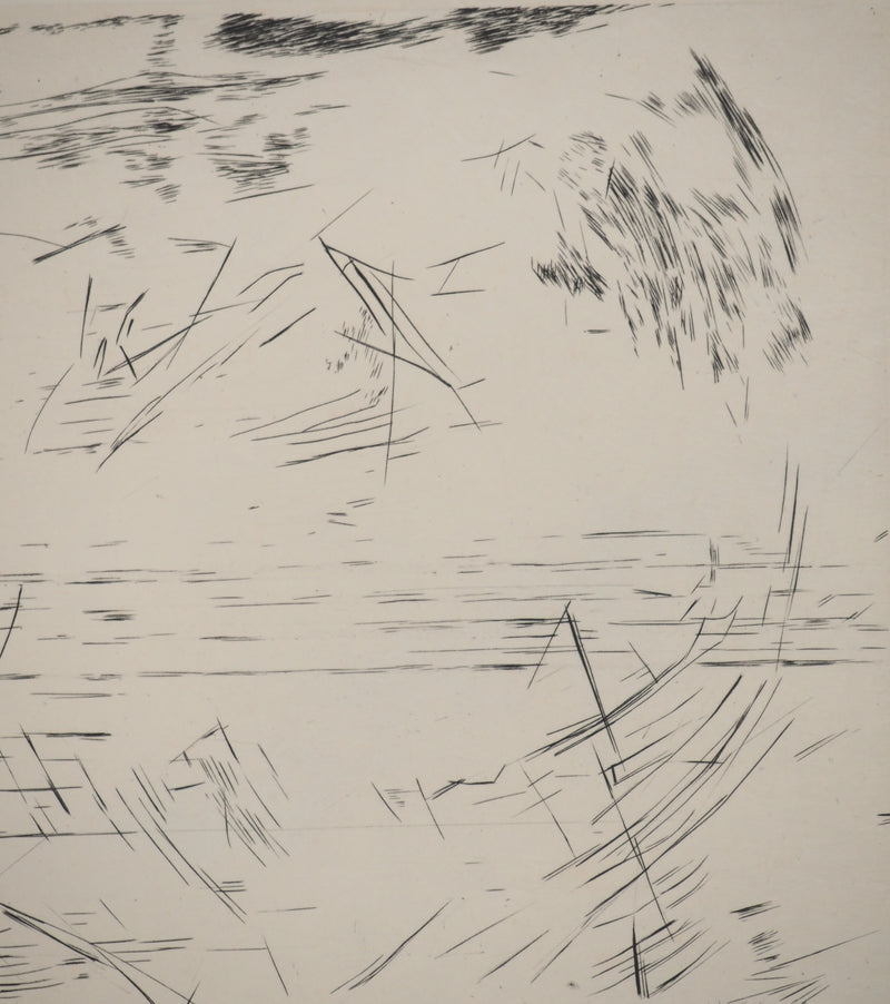 Maria Helena VIEIRA DA SILVA : Crayon du prisonnier, Gravure originale