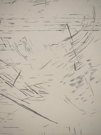 Maria Helena VIEIRA DA SILVA : Crayon du prisonnier, Gravure originale