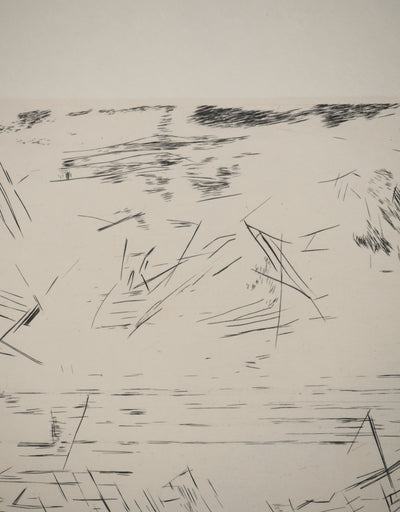 Maria Helena VIEIRA DA SILVA : Crayon du prisonnier, Gravure originale