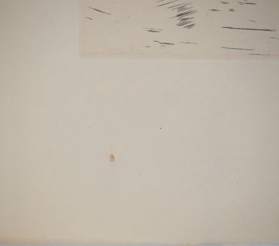 Maria Helena VIEIRA DA SILVA : Crayon du prisonnier, Gravure originale