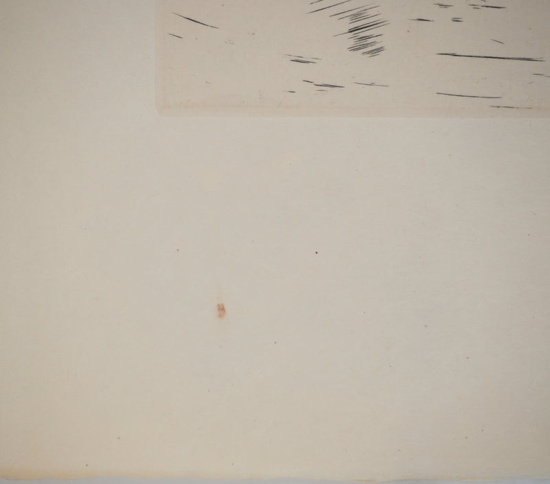 Maria Helena VIEIRA DA SILVA : Crayon du prisonnier, Gravure originale