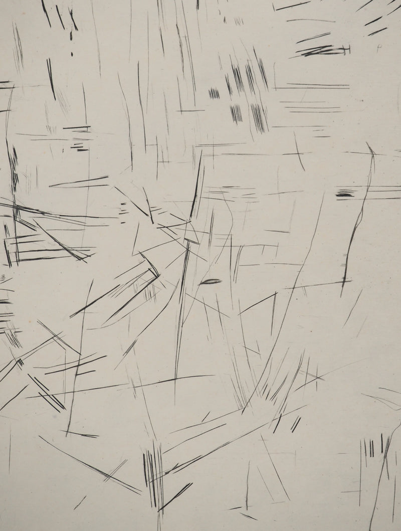 Maria Helena VIEIRA DA SILVA : Abstraction vivante, Gravure originale