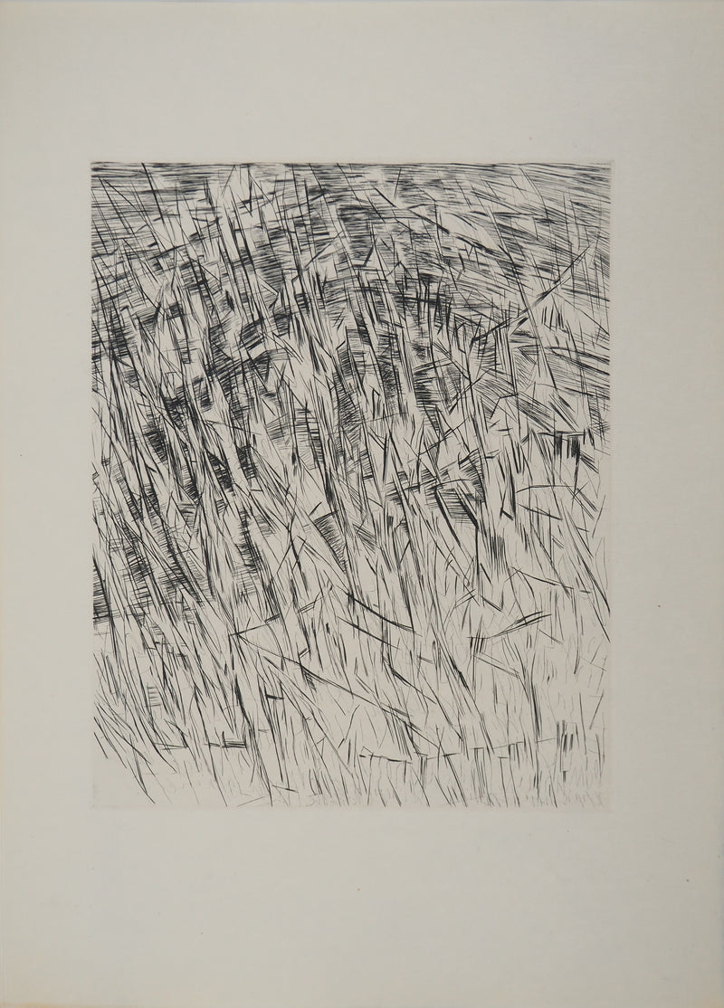 Maria Helena VIEIRA DA SILVA : Architectes de l’invisible, Gravure originale