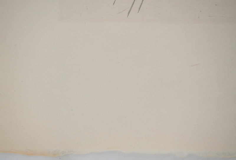 Maria Helena VIEIRA DA SILVA : Sur une nuit sans un ornement, Gravure originale