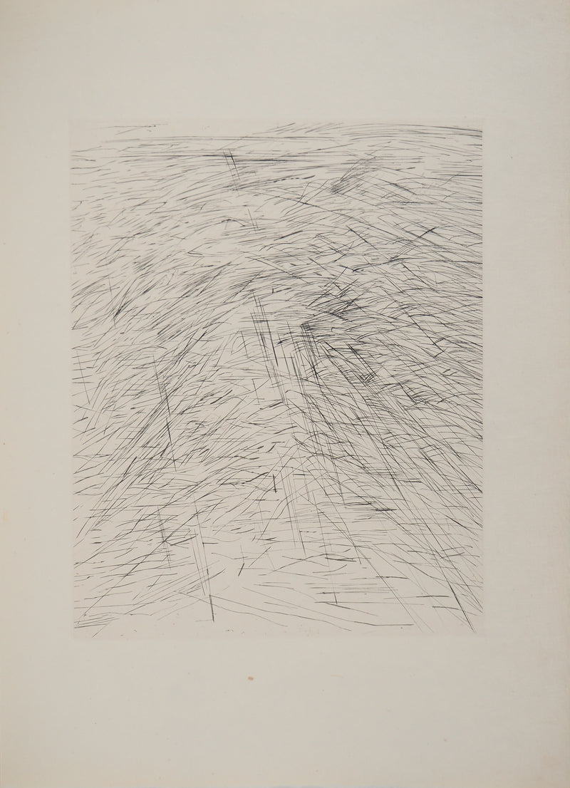 Maria Helena VIEIRA DA SILVA : Quand le jour prend son envol, Gravure originale