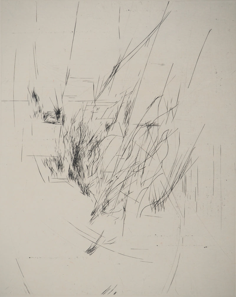 Maria Helena VIEIRA DA SILVA : Fuite parallèle, Gravure originale