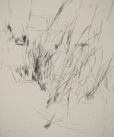 Maria Helena VIEIRA DA SILVA : Fuite parallèle, Gravure originale