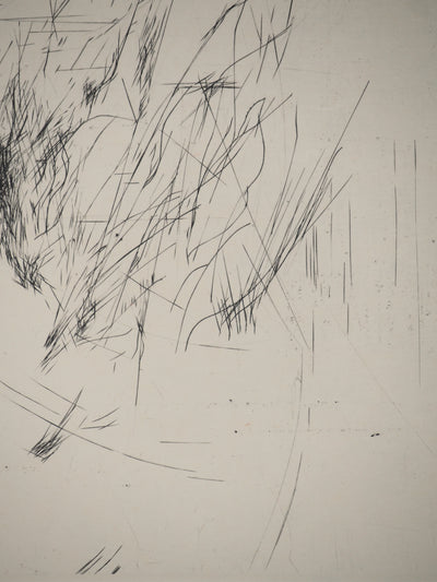 Maria Helena VIEIRA DA SILVA : Fuite parallèle, Gravure originale