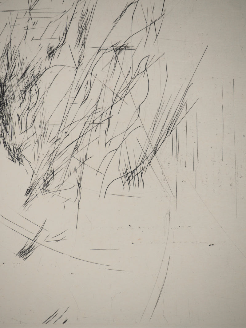 Maria Helena VIEIRA DA SILVA : Fuite parallèle, Gravure originale