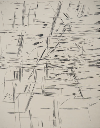 Maria Helena VIEIRA DA SILVA : Figures en tension, Gravure originale
