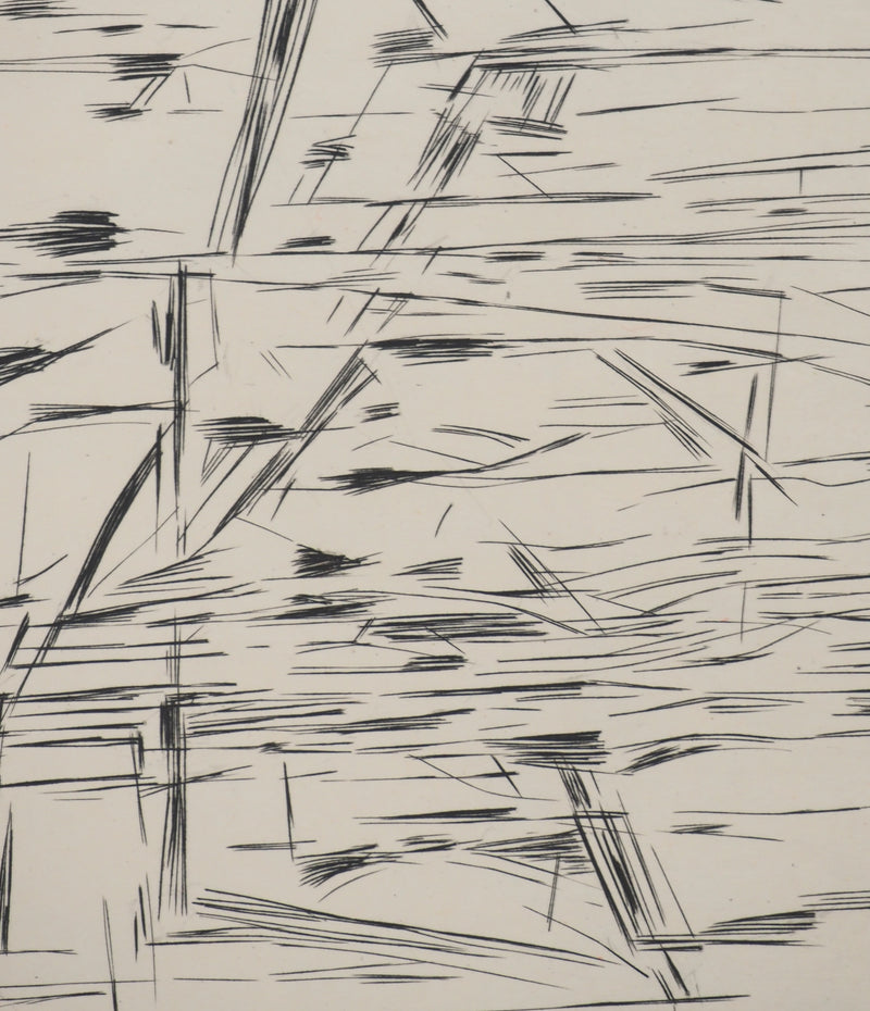 Maria Helena VIEIRA DA SILVA : Figures en tension, Gravure originale