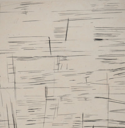 Maria Helena VIEIRA DA SILVA : Forêt de lignes, Gravure originale