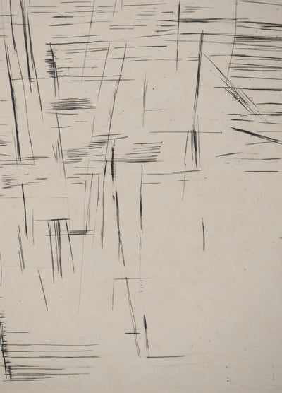 Maria Helena VIEIRA DA SILVA : Forêt de lignes, Gravure originale