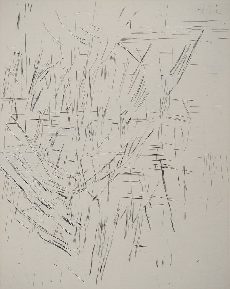 Maria Helena VIEIRA DA SILVA : Géométrie du vide, Gravure originale