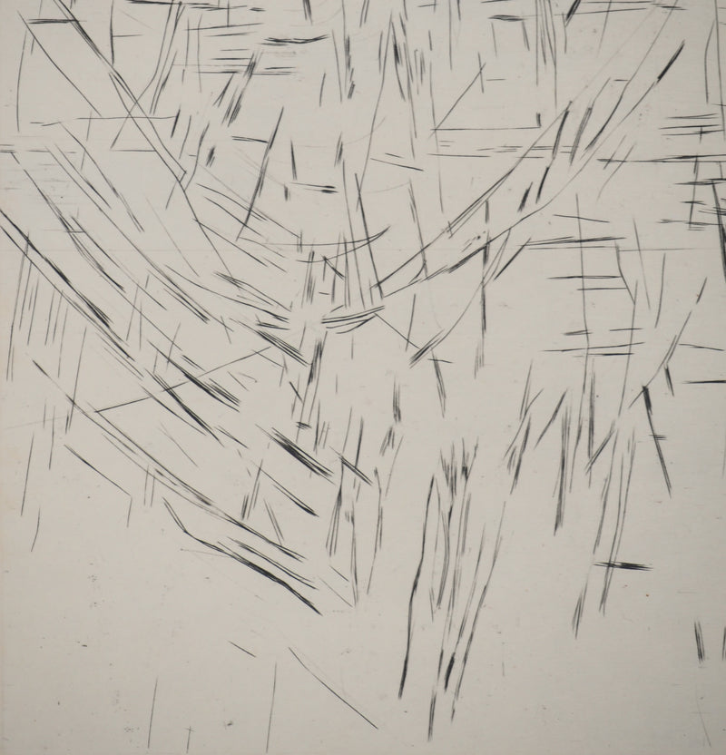 Maria Helena VIEIRA DA SILVA : Géométrie du vide, Gravure originale