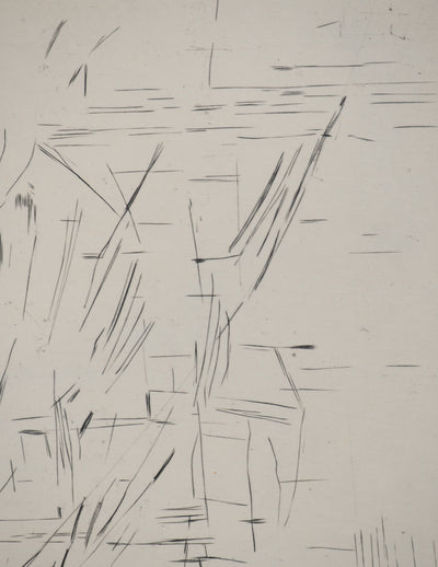 Maria Helena VIEIRA DA SILVA : Géométrie du vide, Gravure originale