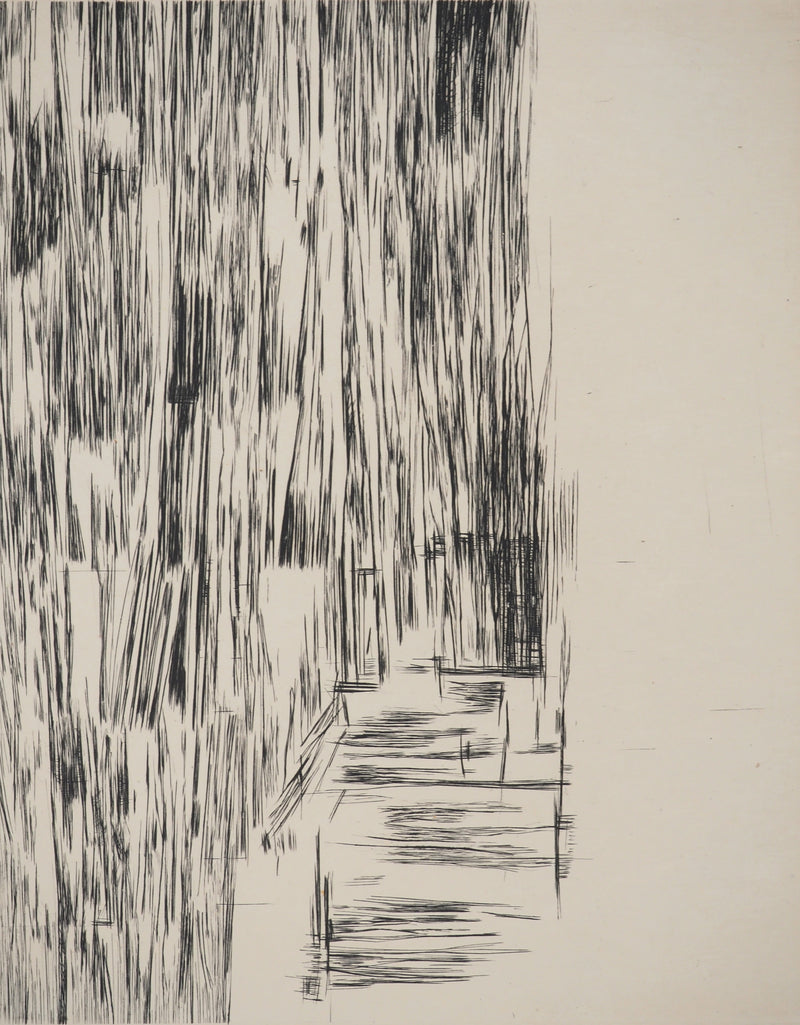 Maria Helena VIEIRA DA SILVA : Silence rayé, Gravure originale