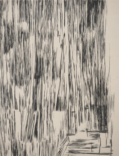 Maria Helena VIEIRA DA SILVA : Silence rayé, Gravure originale