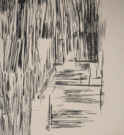 Maria Helena VIEIRA DA SILVA : Silence rayé, Gravure originale