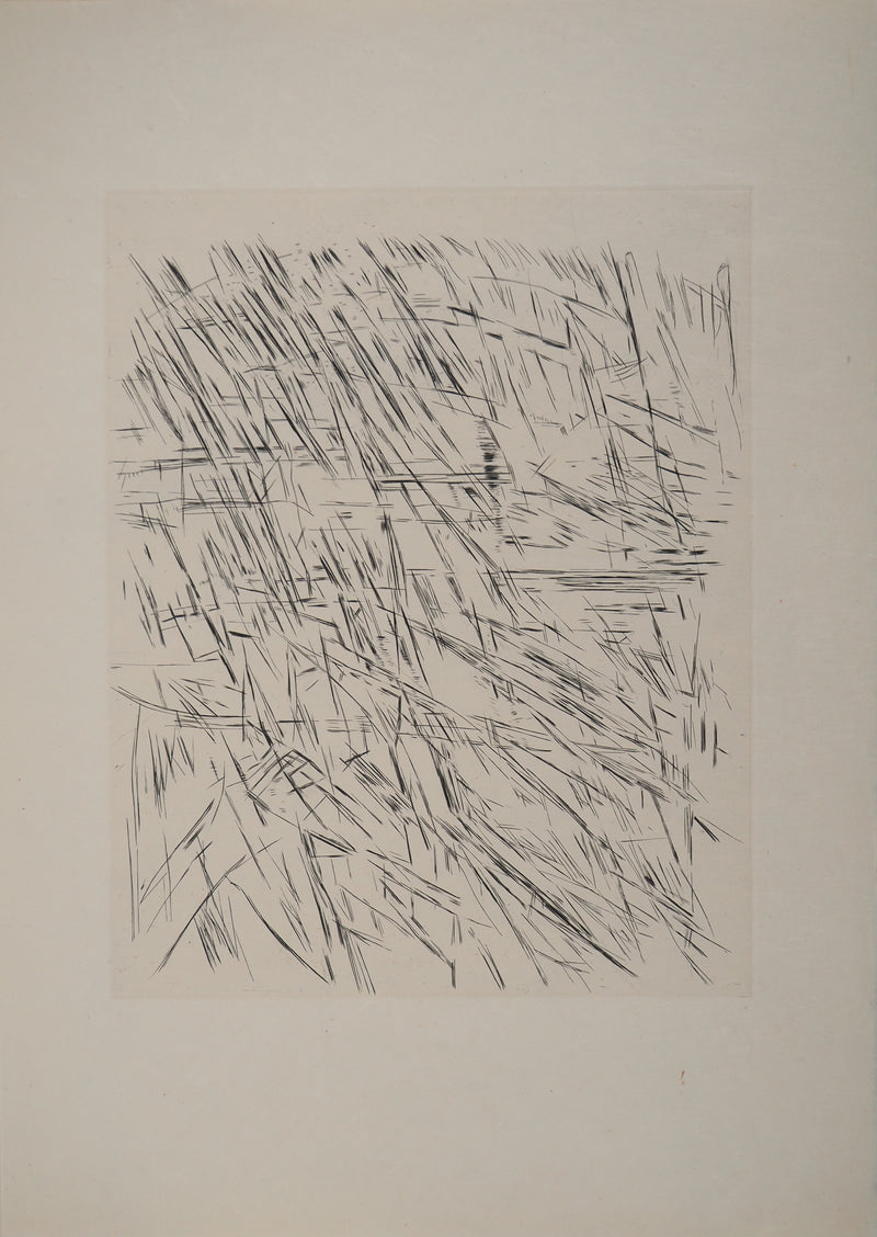 Maria Helena VIEIRA DA SILVA : Trame obscure, Gravure originale
