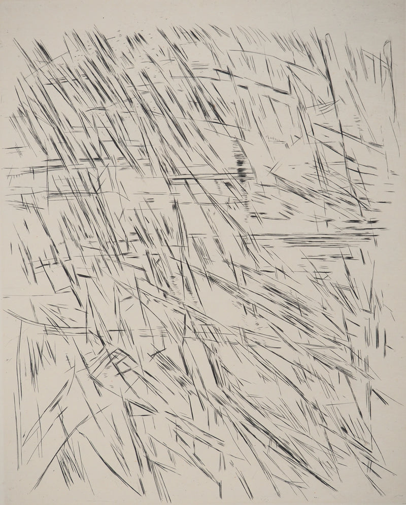 Maria Helena VIEIRA DA SILVA : Trame obscure, Gravure originale