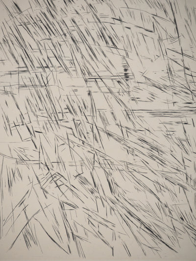 Maria Helena VIEIRA DA SILVA : Trame obscure, Gravure originale