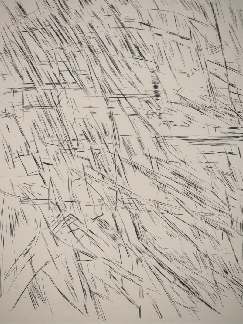 Maria Helena VIEIRA DA SILVA : Trame obscure, Gravure originale