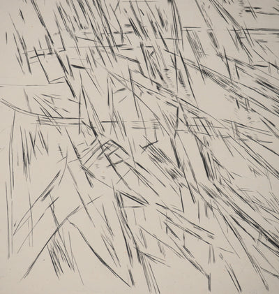 Maria Helena VIEIRA DA SILVA : Trame obscure, Gravure originale