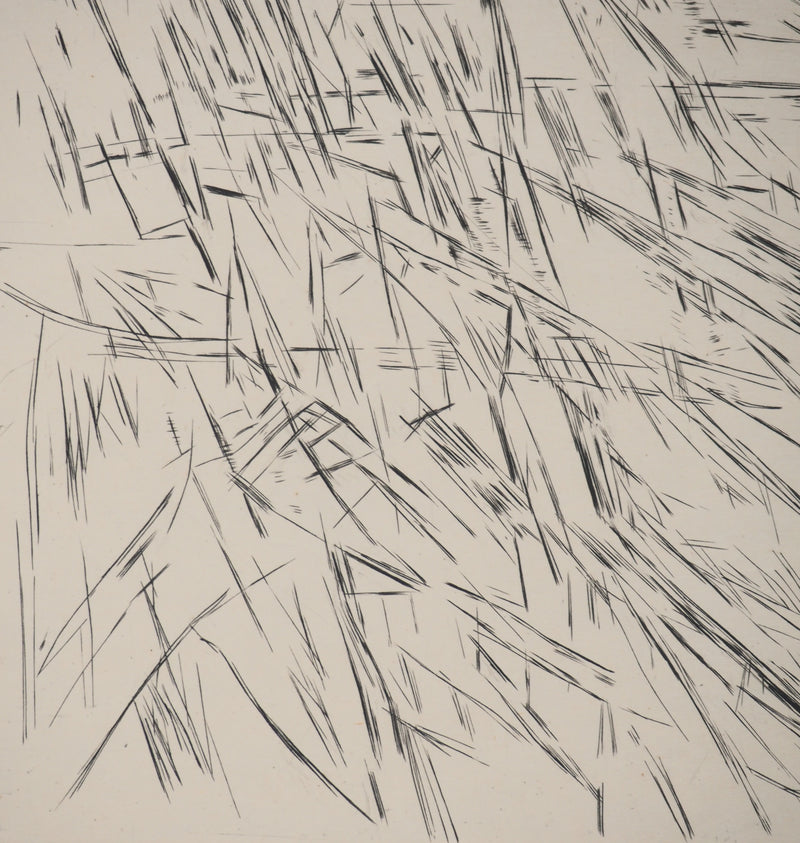 Maria Helena VIEIRA DA SILVA : Trame obscure, Gravure originale