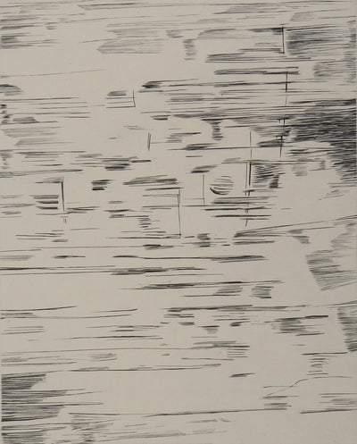 Maria Helena VIEIRA DA SILVA : Lignes en glissade, Gravure originale