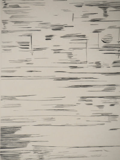 Maria Helena VIEIRA DA SILVA : Lignes en glissade, Gravure originale