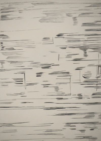 Maria Helena VIEIRA DA SILVA : Lignes en glissade, Gravure originale