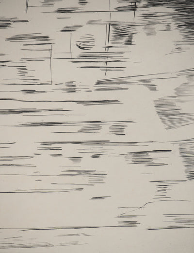 Maria Helena VIEIRA DA SILVA : Lignes en glissade, Gravure originale