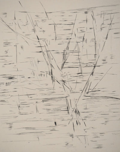 Maria Helena VIEIRA DA SILVA : Éclosion géométrique, Gravure originale