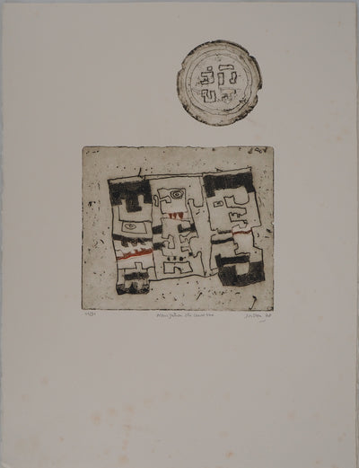 Jacques SOISSON : Navigation de conserve au médaillon, Gravure originale (photo de détail 6) - Crédit photo : Galerie Art.Paris
