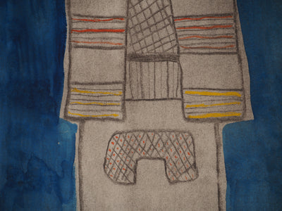 Jacques SOISSON : Totem, Aquarelle originale (photo de détail 5) - Crédit photo : Galerie Art.Paris