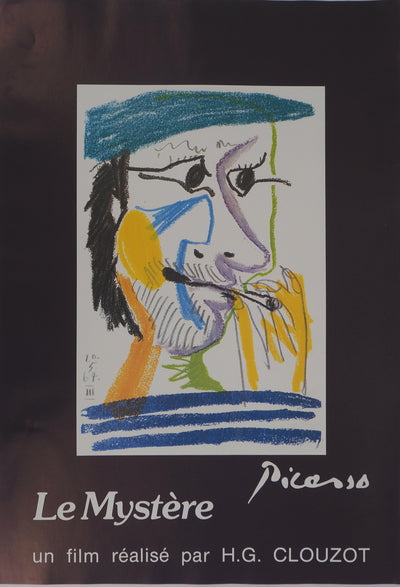 Pablo PICASSO : Picasso à la cigarett, Affiche originale (vue générale) - Crédit photo : Galerie Art.Paris