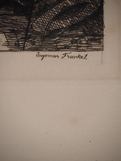 Frankel INGOMAR : Théodora, Gravure originale (photo de détail 3) - Crédit photo : Galerie Art.Paris