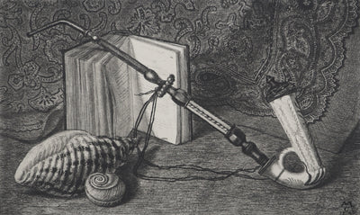 Michel CIRY : Les coquillages, Gravure originale signée