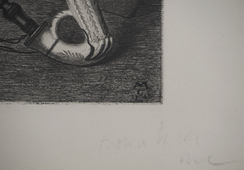 Michel CIRY : Les coquillages, Gravure originale signée