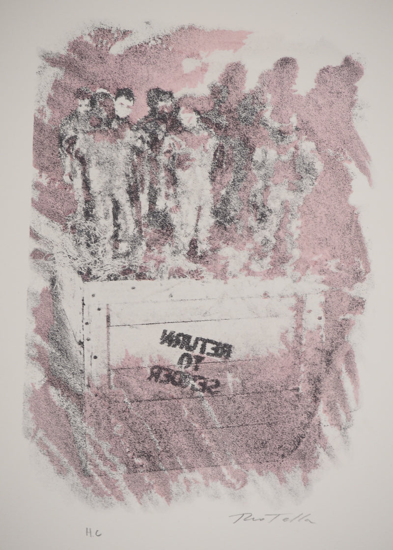 Mimmo ROTELLA : Return to sender, Lithographie originale signée